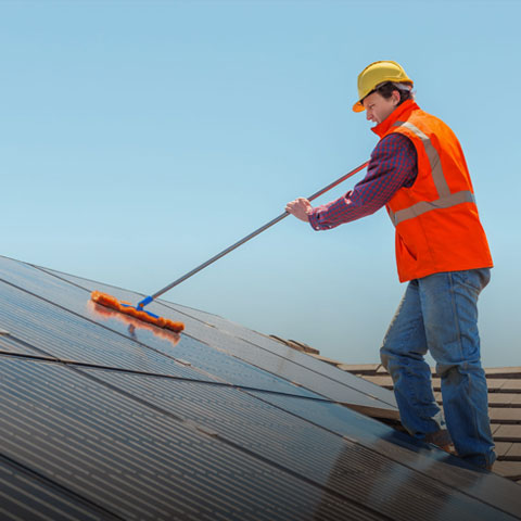 Solar Panel Cleaning - vac and pumping solutions ballarat